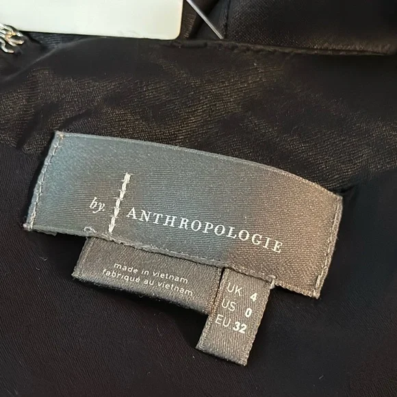 Anthropologie ruffled satin mini dress - Picture 9 of 10